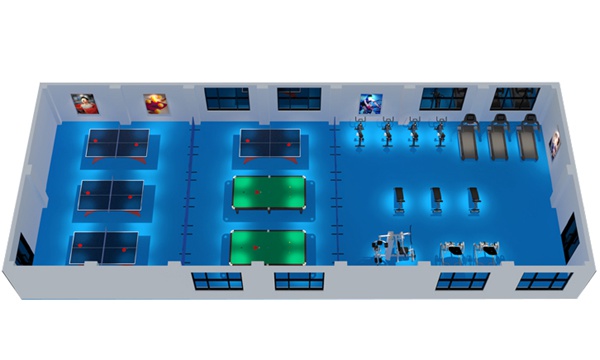 200平方健身房配置方案-广西bsports(中国)体育健身器材有限公司官网